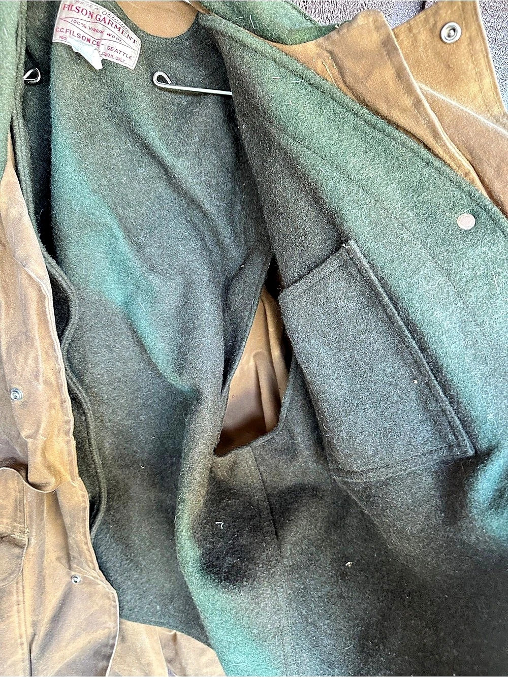 Filson Wool Field Jacket Size 46 - Picture 2 of 3